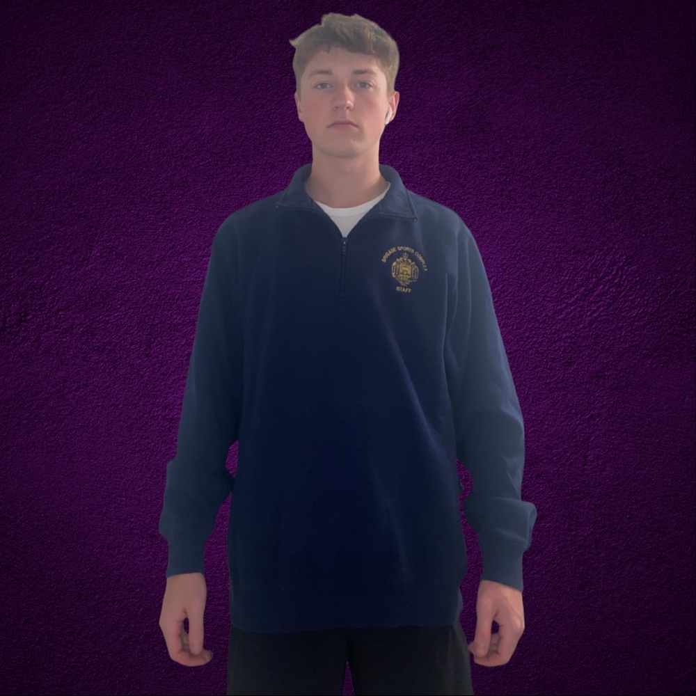 Naval Academy Navy Blue Quarter Zip